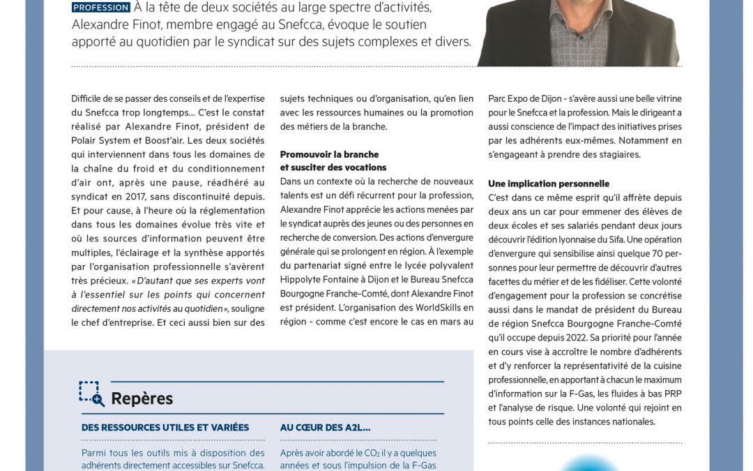 Le Snefcca, pour aller à l’essentiel